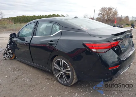 2021 Nissan Sentra Sr Xtronic Cvt из США, поврежденный, VIN 3N1AB8DV5MY212989